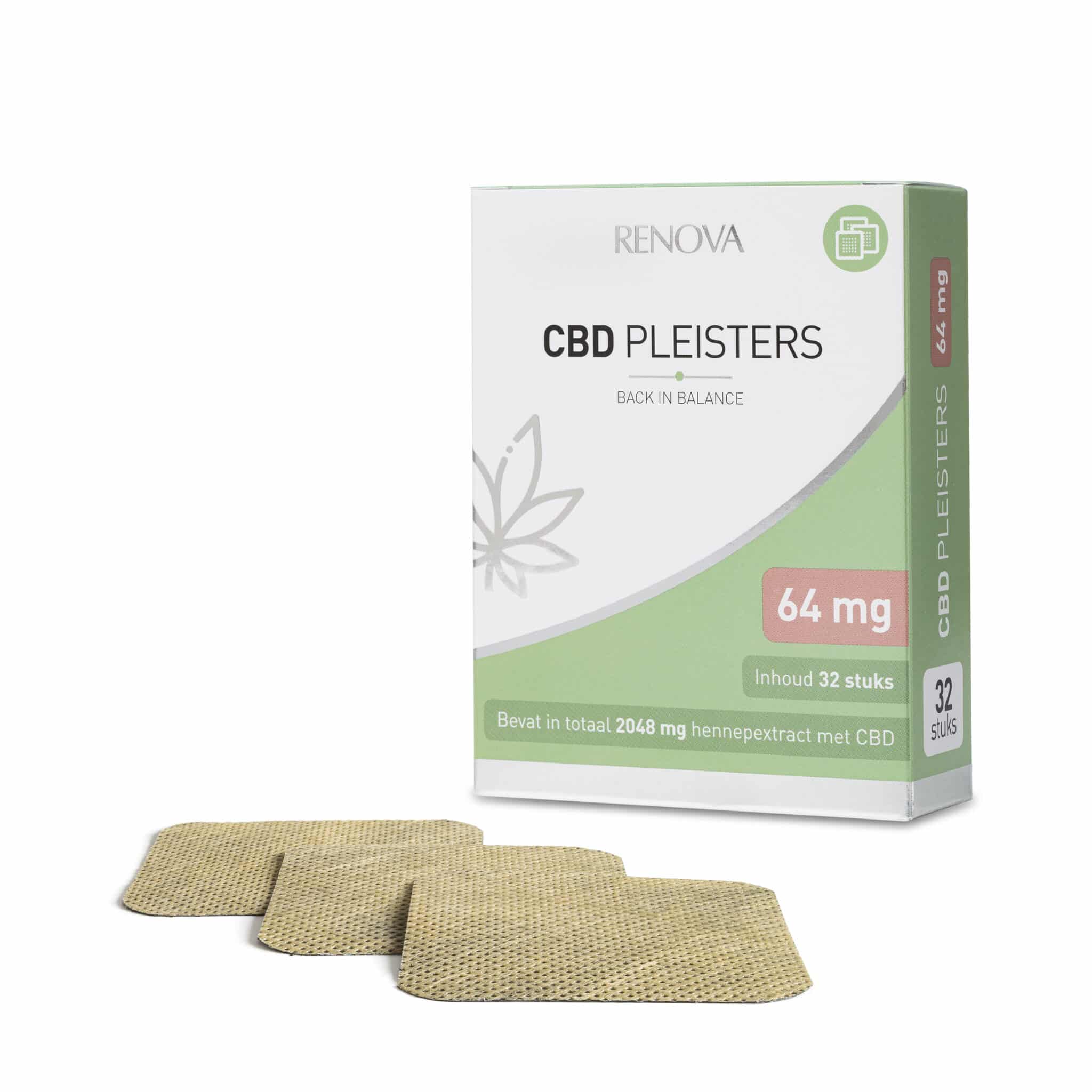 Imagen 1 de Renova - parches de CBD (64 mg - 32 unidades).