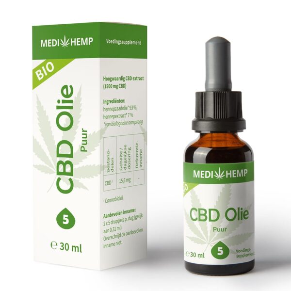 Medihemp - Aceite de CBD Pure 5% (30ml) - Imagen 2