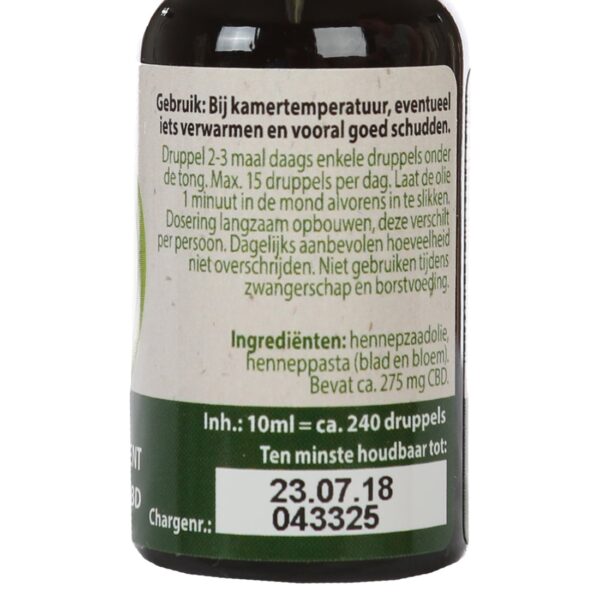 Jacob Hooy - Aceite de CBD 2,75% - Imagen 4