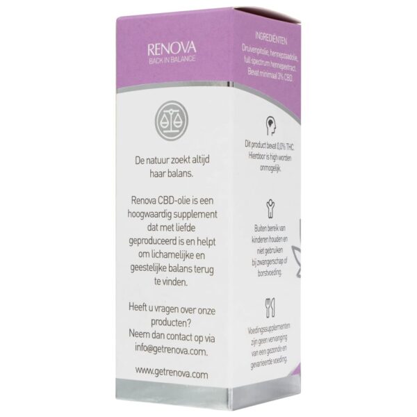 Renova - Aceite de CBD 3% (30 ml) - Imagen 4