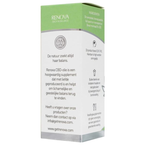 Renova - Aceite de CBD 5% (30ml) - Imagen 3