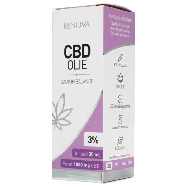 Renova - Aceite de CBD 3% (30 ml) - Imagen 3